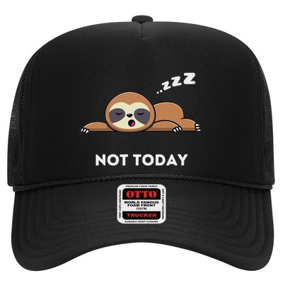 Not Today IM Lazy Day  Graphic Design Funniest Trucker Hat