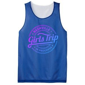 Nashville Trip In Progress Matching Group Vacation Gift Mesh Reversible Basketball Jersey Tank