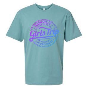 Nashville Trip In Progress Matching Group Vacation Gift Sueded Cloud Jersey T-Shirt