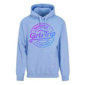 Nashville Trip In Progress Matching Group Vacation Gift Unisex Surf Hoodie