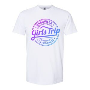 Nashville Trip In Progress Matching Group Vacation Gift Softstyle CVC T-Shirt