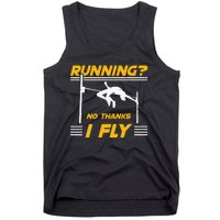 No Thanks I Fly High Jump Track And Field High Jumper Tank Top