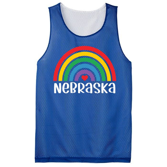 Nebraska Travel I Love Nebraska Usa Gift Mesh Reversible Basketball Jersey Tank