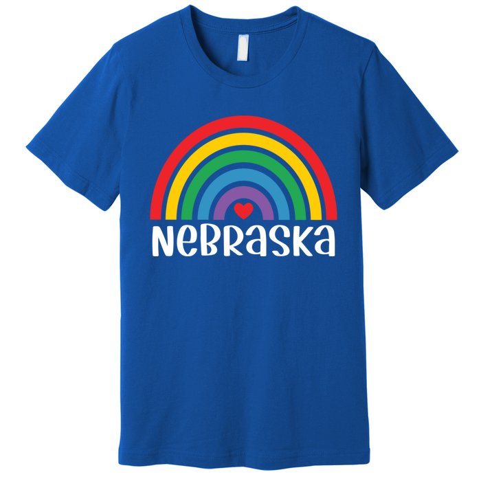 Nebraska Travel I Love Nebraska Usa Gift Premium T-Shirt