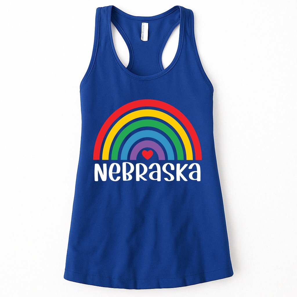 Nebraska Travel I Love Nebraska Usa Gift Womens Tank Top