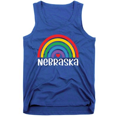 Nebraska Travel I Love Nebraska Usa Gift Tank Top