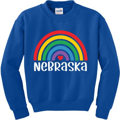 Nebraska Travel I Love Nebraska Usa Gift Kids Sweatshirt