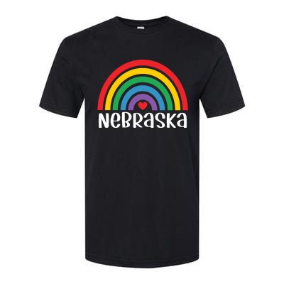 Nebraska Travel I Love Nebraska Usa Gift Softstyle CVC T-Shirt