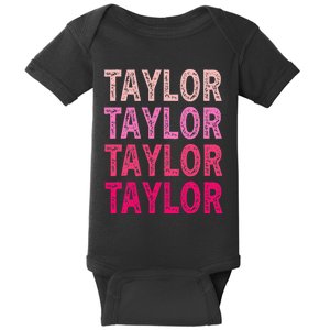 Name T.aylor I Love T.aylor Baby Bodysuit