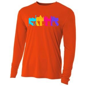 Napels Travel Italy Pride Gift Italian City Holidays Cool Gift Cooling Performance Long Sleeve Crew