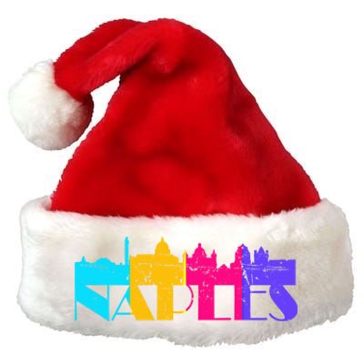 Napels Travel Italy Pride Gift Italian City Holidays Cool Gift Premium Christmas Santa Hat