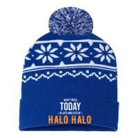 Need Today Is Lots Of Halo Halo Funny Halo Halo Great Gift USA-Made Snowflake Beanie