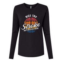 Nice Try I'm Still Here Stroke Awareness Stroke Survivor Womens Cotton Relaxed Long Sleeve T-Shirt