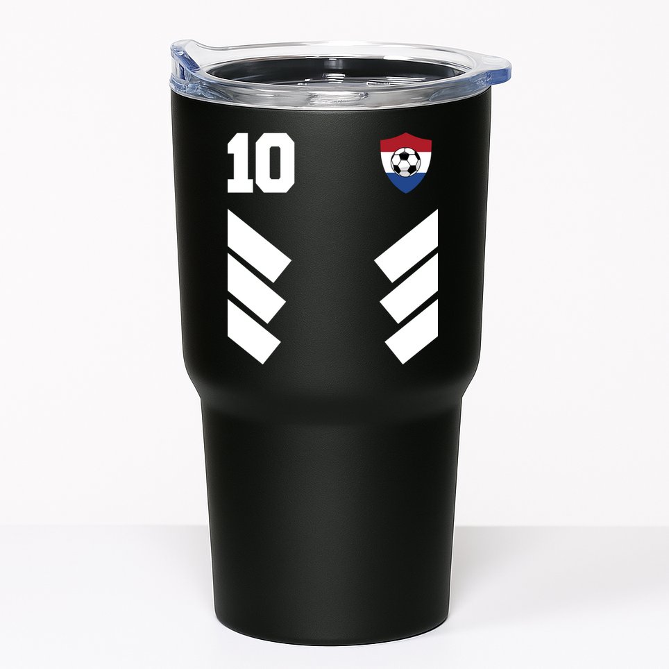 Netherlands Team Jersey Soccer Crest Tumbler