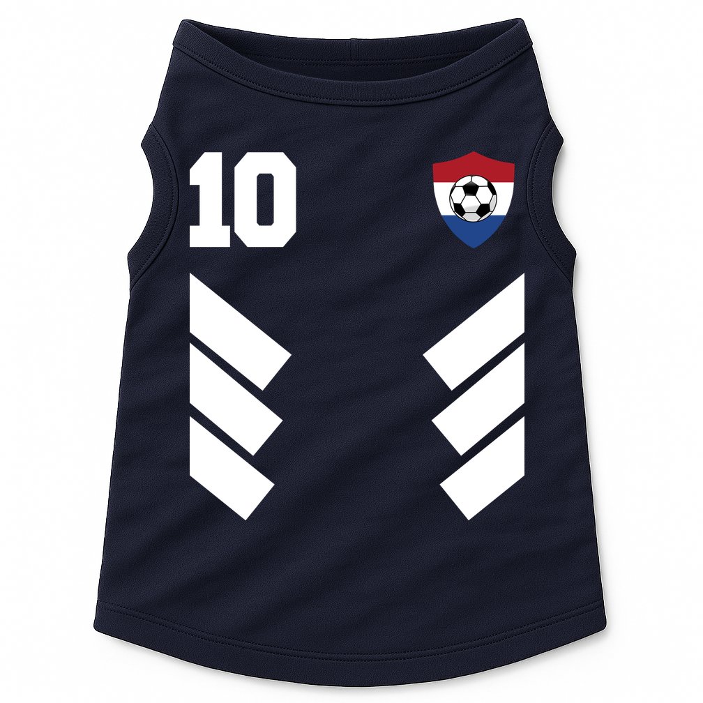 Netherlands Team Jersey Soccer Crest Doggie Tank