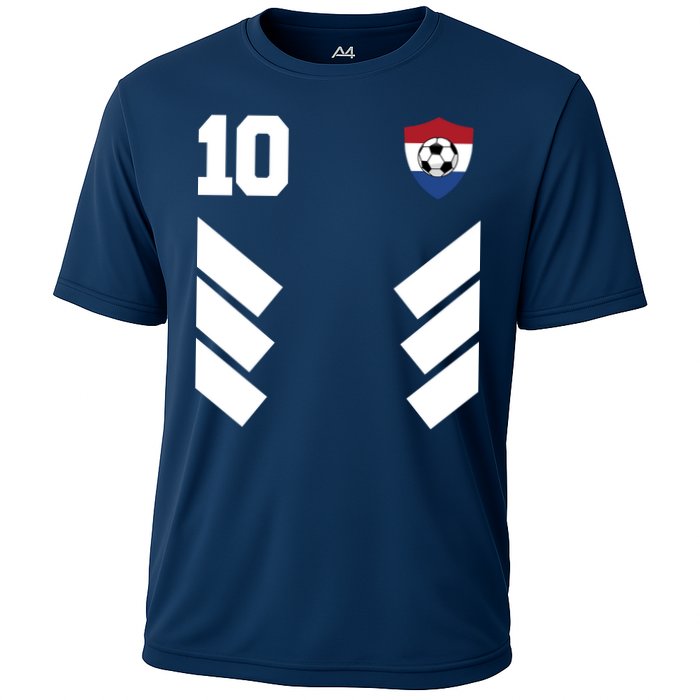 Netherlands Team Jersey Soccer Crest Cooling Performance Crew T-Shirt