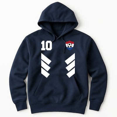 Netherlands Team Jersey Soccer Crest Hoodie