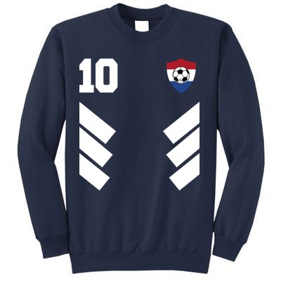 Netherlands Team Jersey Soccer Crest Sweatshirt