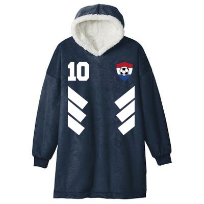 Netherlands Team Jersey Soccer Crest Hooded Wearable Blanket