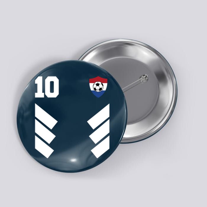 Netherlands Team Jersey Soccer Crest Button