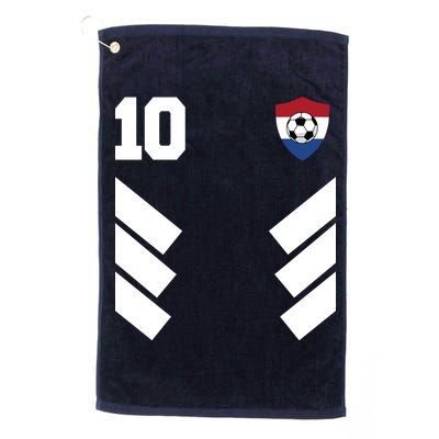 Netherlands Team Jersey Soccer Crest Golf Towel