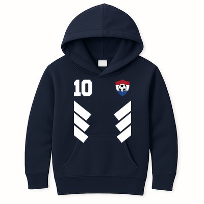 Netherlands Team Jersey Soccer Crest Kids Hoodie