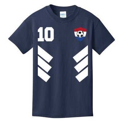 Netherlands Team Jersey Soccer Crest Kids T-Shirt