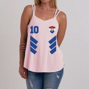 Netherlands Team Jersey Soccer Crest Women's Strappy Tank