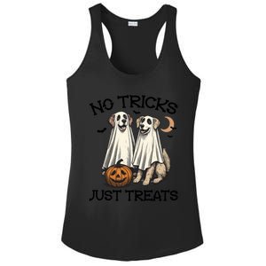 No Tricks Just Treats Cute Skeleton Dog Dog Halloween Cool Gift Ladies PosiCharge Competitor Racerback Tank