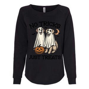 No Tricks Just Treats Cute Skeleton Dog Dog Halloween Cool Gift Womens California Wash Sweatshirt