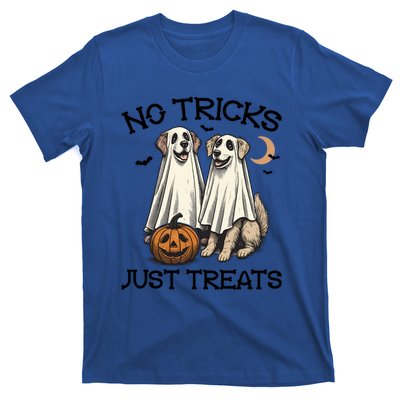 No Tricks Just Treats Cute Skeleton Dog Dog Halloween Cool Gift T-Shirt