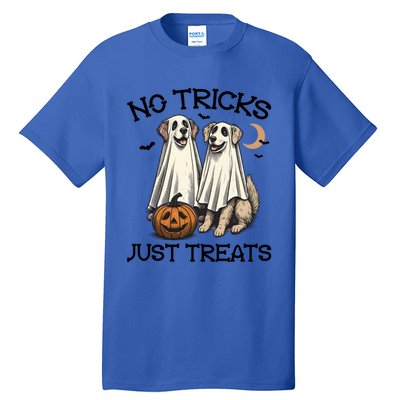 No Tricks Just Treats Cute Skeleton Dog Dog Halloween Cool Gift Tall T-Shirt