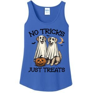 No Tricks Just Treats Cute Skeleton Dog Dog Halloween Cool Gift Ladies Essential Tank