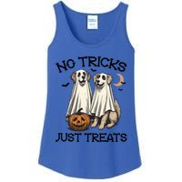 No Tricks Just Treats Cute Skeleton Dog Dog Halloween Cool Gift Ladies Essential Tank