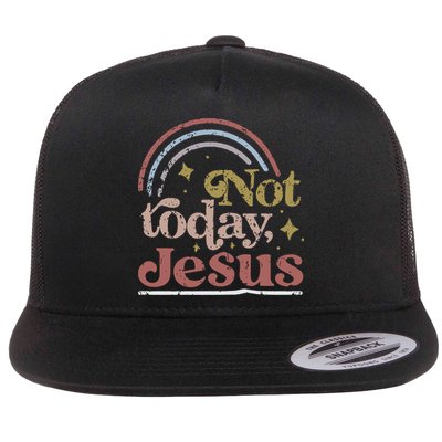 Not Today Jesus Flatbill Hat