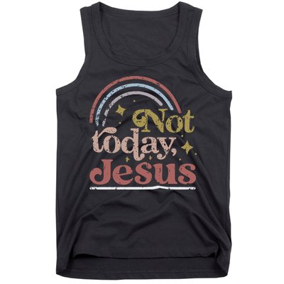 Not Today Jesus Tank Top