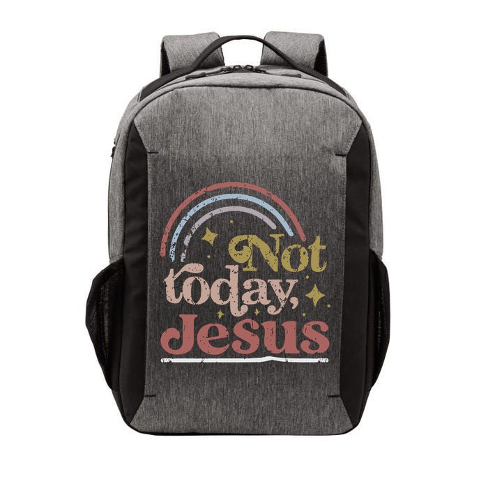 Not Today Jesus Vector Backpack