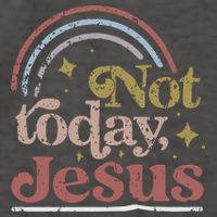 Not Today Jesus Vector Backpack