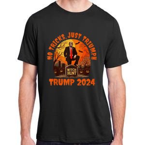 No Tricks Just Triumph Trump 2024 Halloween Witch Hunt Design Adult ChromaSoft Performance T-Shirt