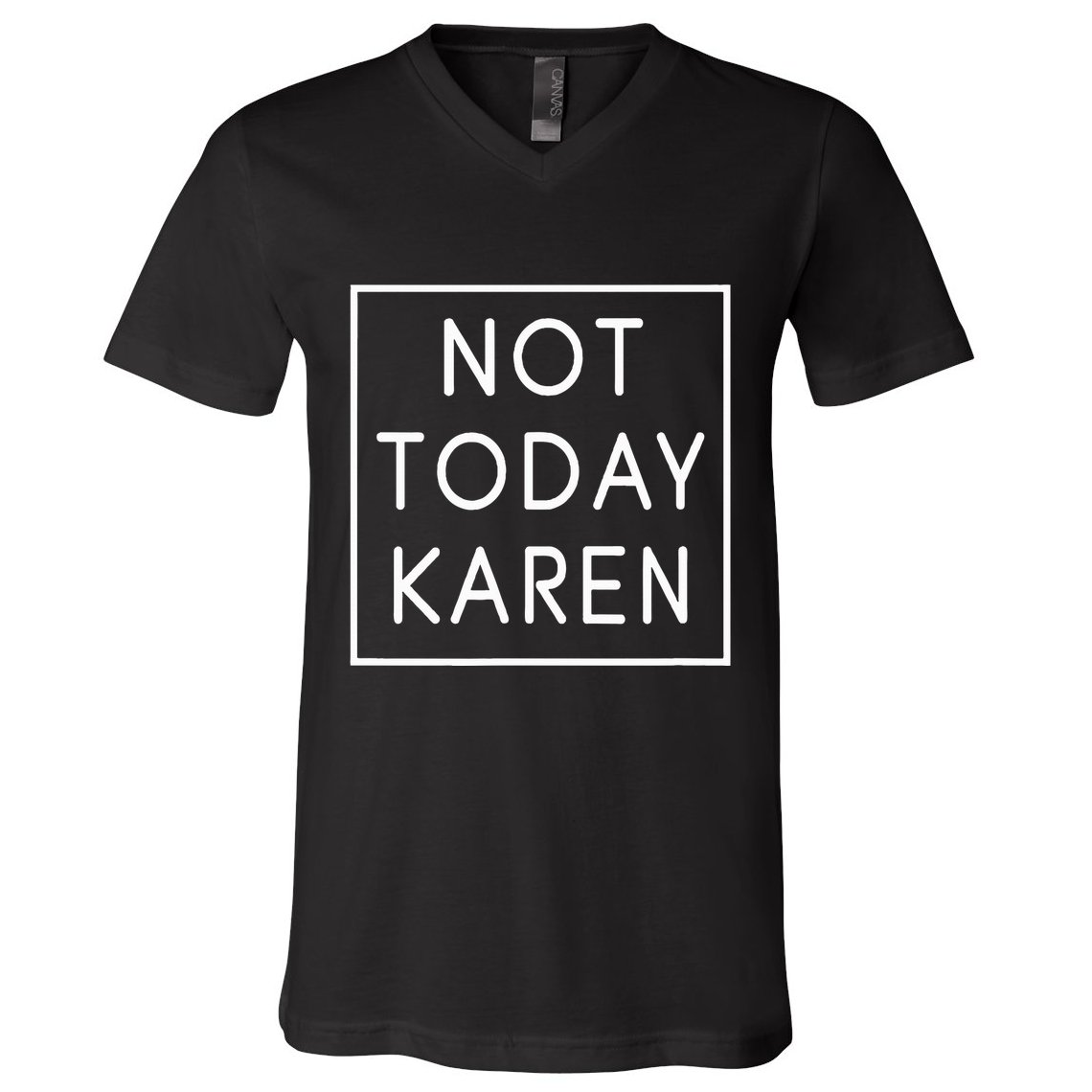 Not Today Karen Millennial V-Neck T-Shirt