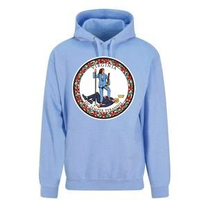 No Tyrants Kamala Harris 2024 With A Rad Design Based On The Flag Of Virginia Unisex Surf Hoodie