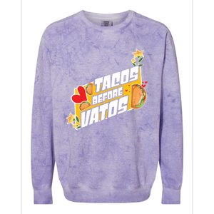 Nacho Taco Lover Valentines Day Hearts Day Happy Valentines Gift Colorblast Crewneck Sweatshirt