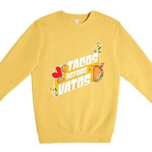 Nacho Taco Lover Valentines Day Hearts Day Happy Valentines Gift Premium Crewneck Sweatshirt