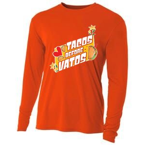 Nacho Taco Lover Valentines Day Hearts Day Happy Valentines Gift Cooling Performance Long Sleeve Crew