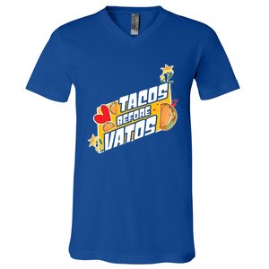 Nacho Taco Lover Valentines Day Hearts Day Happy Valentines Gift V-Neck T-Shirt