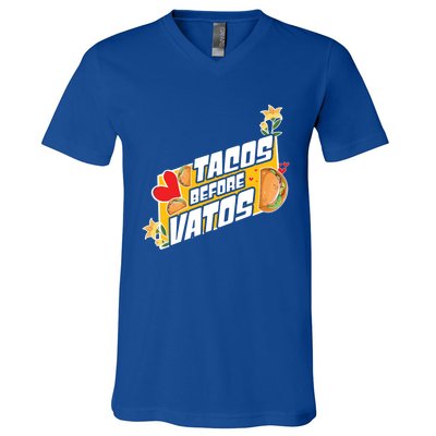 Nacho Taco Lover Valentines Day Hearts Day Happy Valentines Gift V-Neck T-Shirt