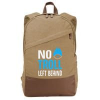 No Troll Left Behind Cotton Canvas Backpack