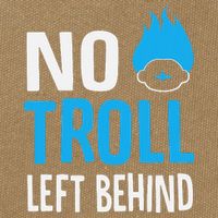 No Troll Left Behind Cotton Canvas Backpack