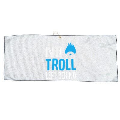 No Troll Left Behind Large Microfiber Waffle Golf Towel