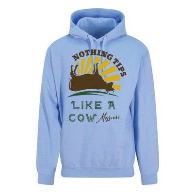 Nothing Tips Like A Cow Missouri Unisex Surf Hoodie